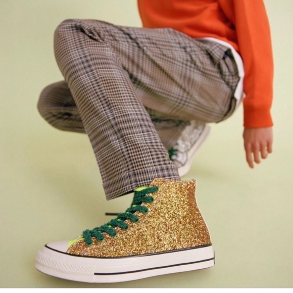 CONVERSE X JW Anderson Glitter Shoes. Men’s 9.5/women’s 11.5. - Picture 12 of 12